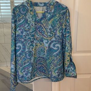 Paisley Print Women's Top